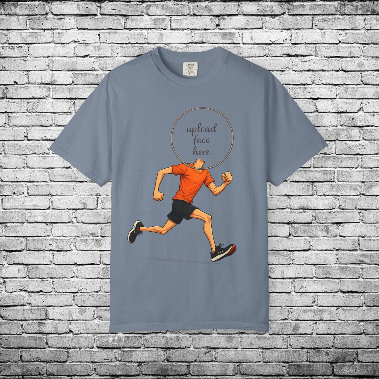 Custom Activity - Runner Caricature T - Comfort Colors Brand