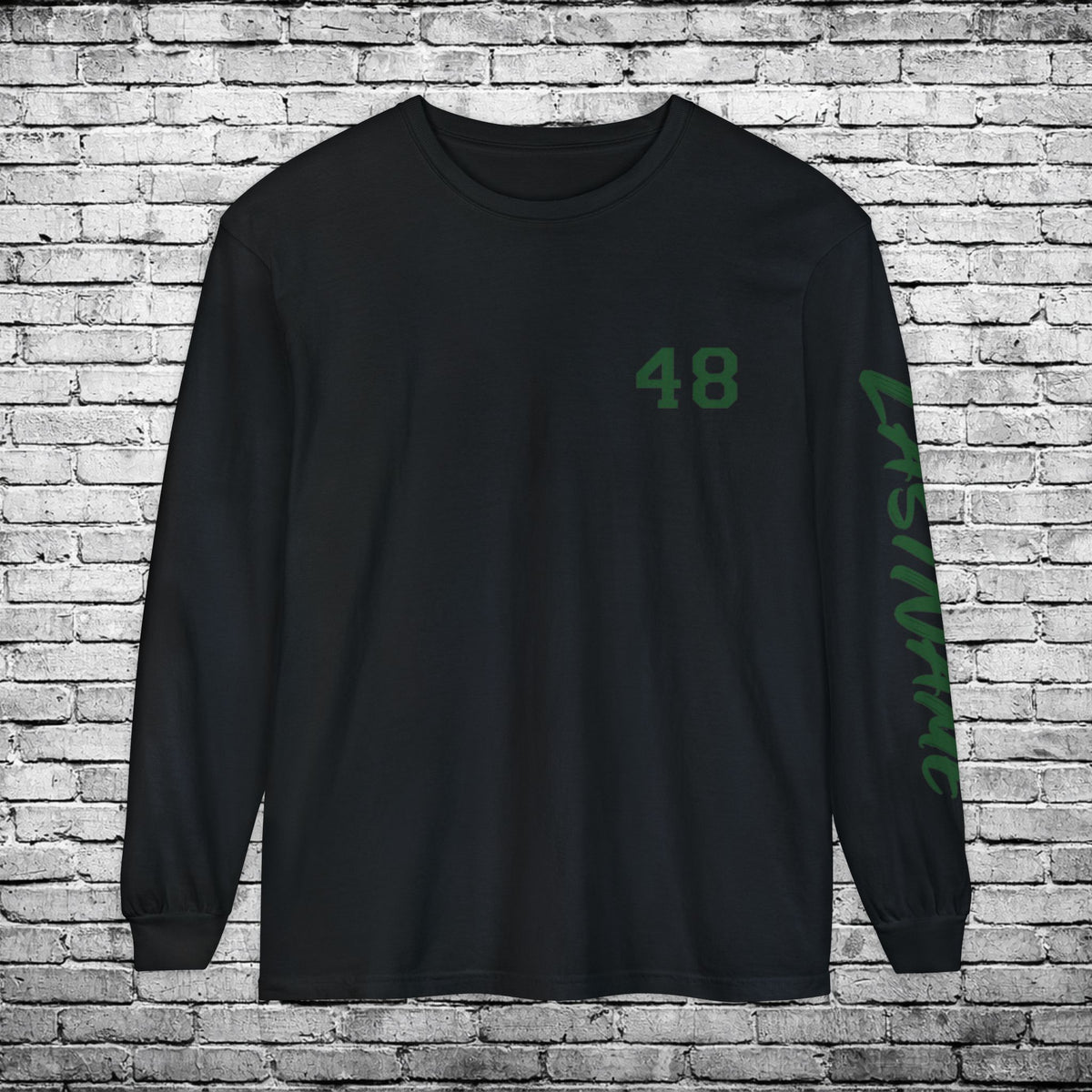 Sports Zone Custom Name and Number Long Sleeve T - Comfort Colors