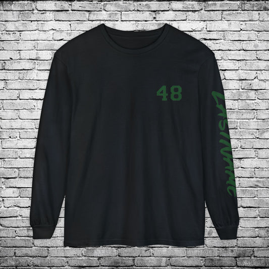 Sports Zone Custom Name and Number Long Sleeve T - Comfort Colors