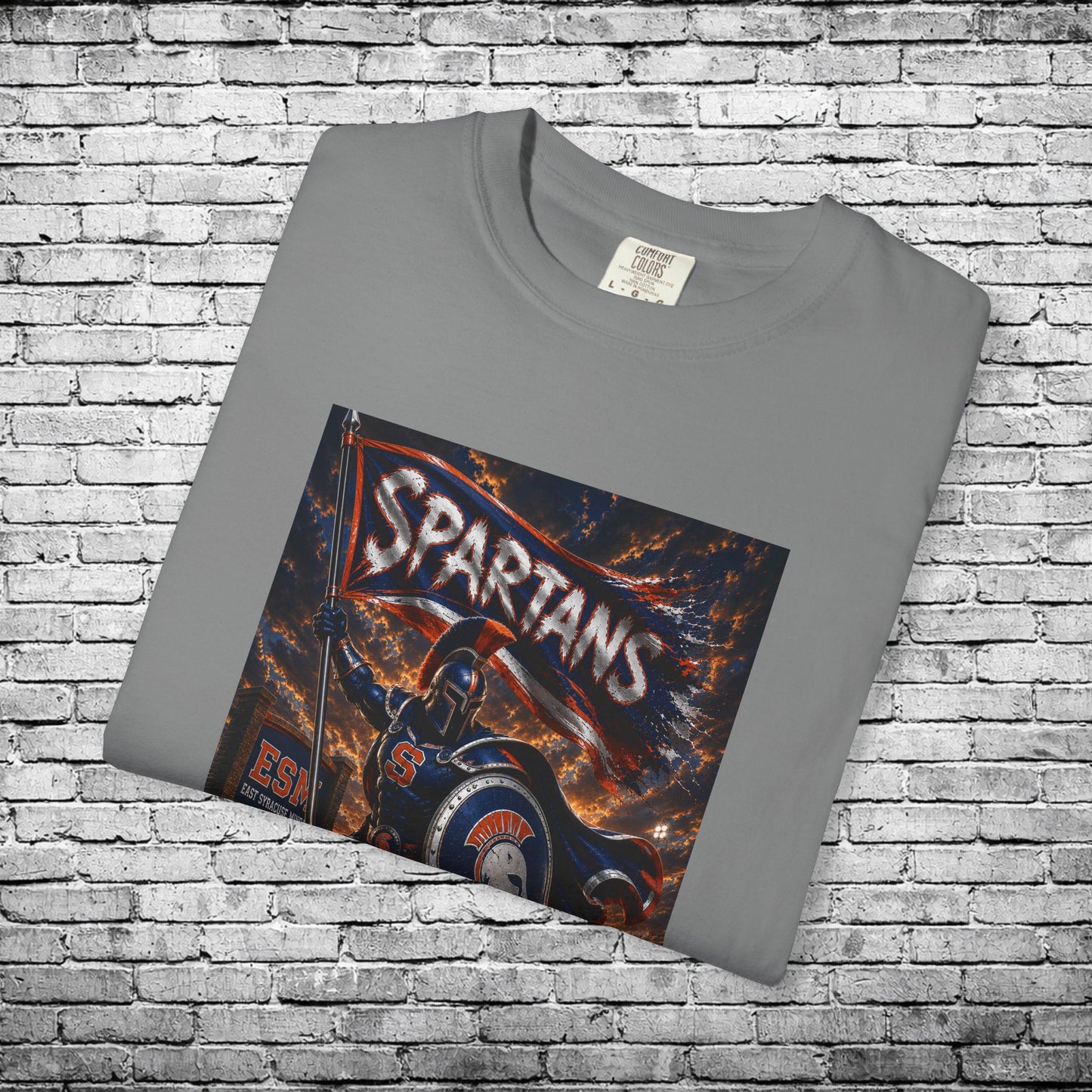 ESM Superhero Spartan T - Comfort Colors Brand