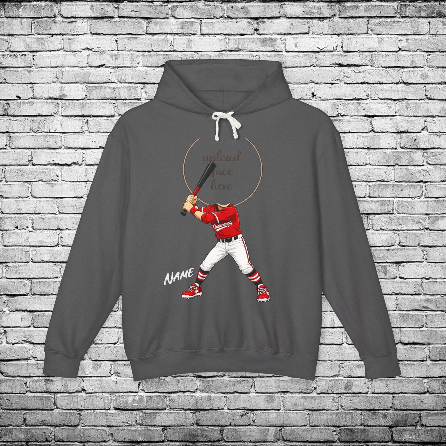 Chittenango Baseball Custom Caricature Hoodie - Comfort Colors Brand