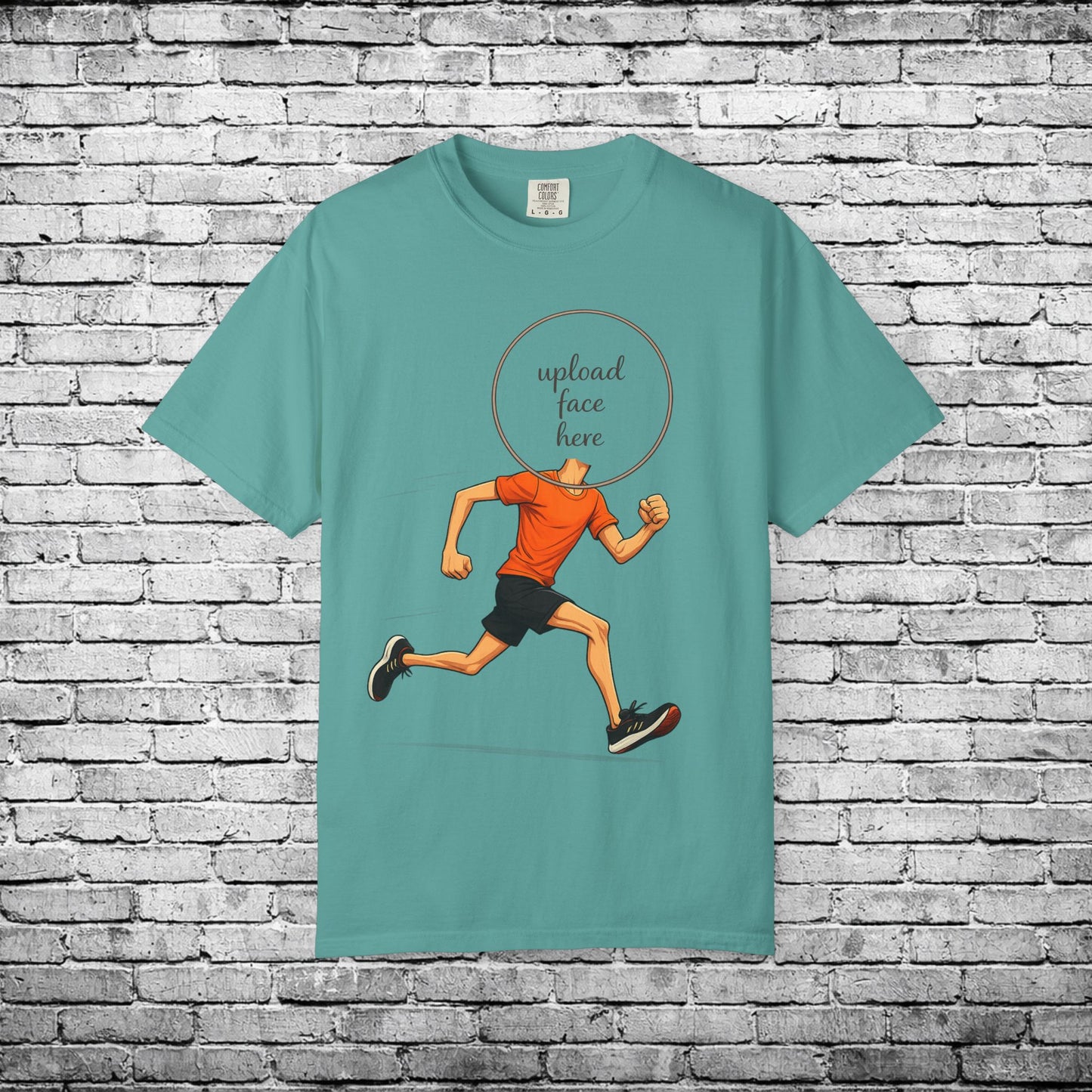 Custom Activity - Runner Caricature T - Comfort Colors Brand
