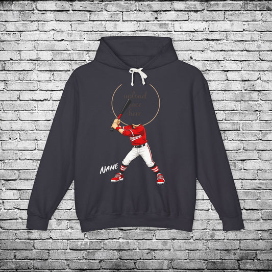 Chittenango Baseball Custom Caricature Hoodie - Comfort Colors Brand
