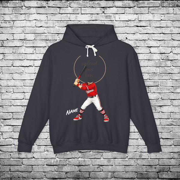 Chittenango Baseball Custom Caricature Hoodie - Comfort Colors Brand
