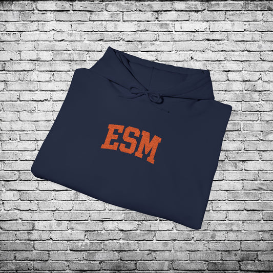 ESM Orange Embroidered Hoodie