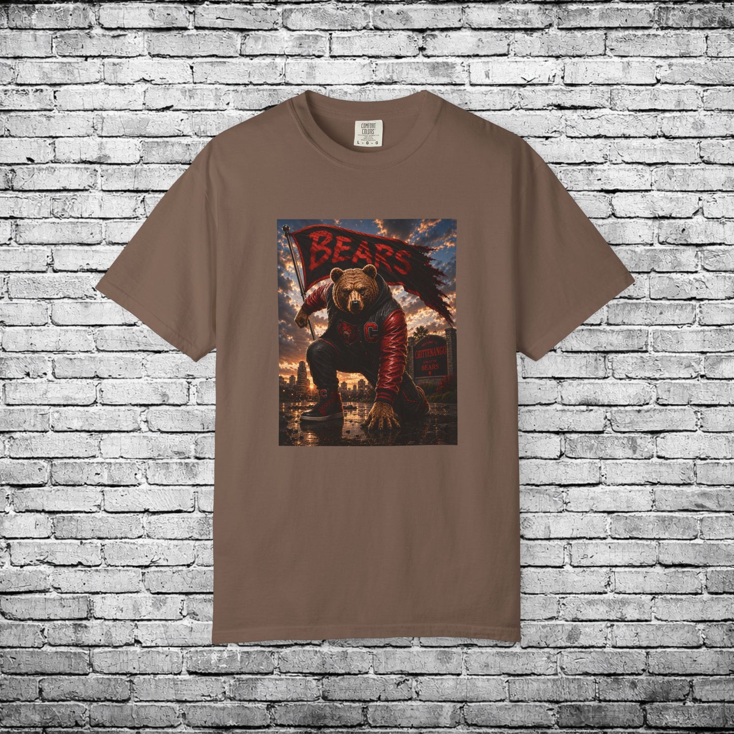Chittenango Superhero Bear T - Comfort Colors Brand