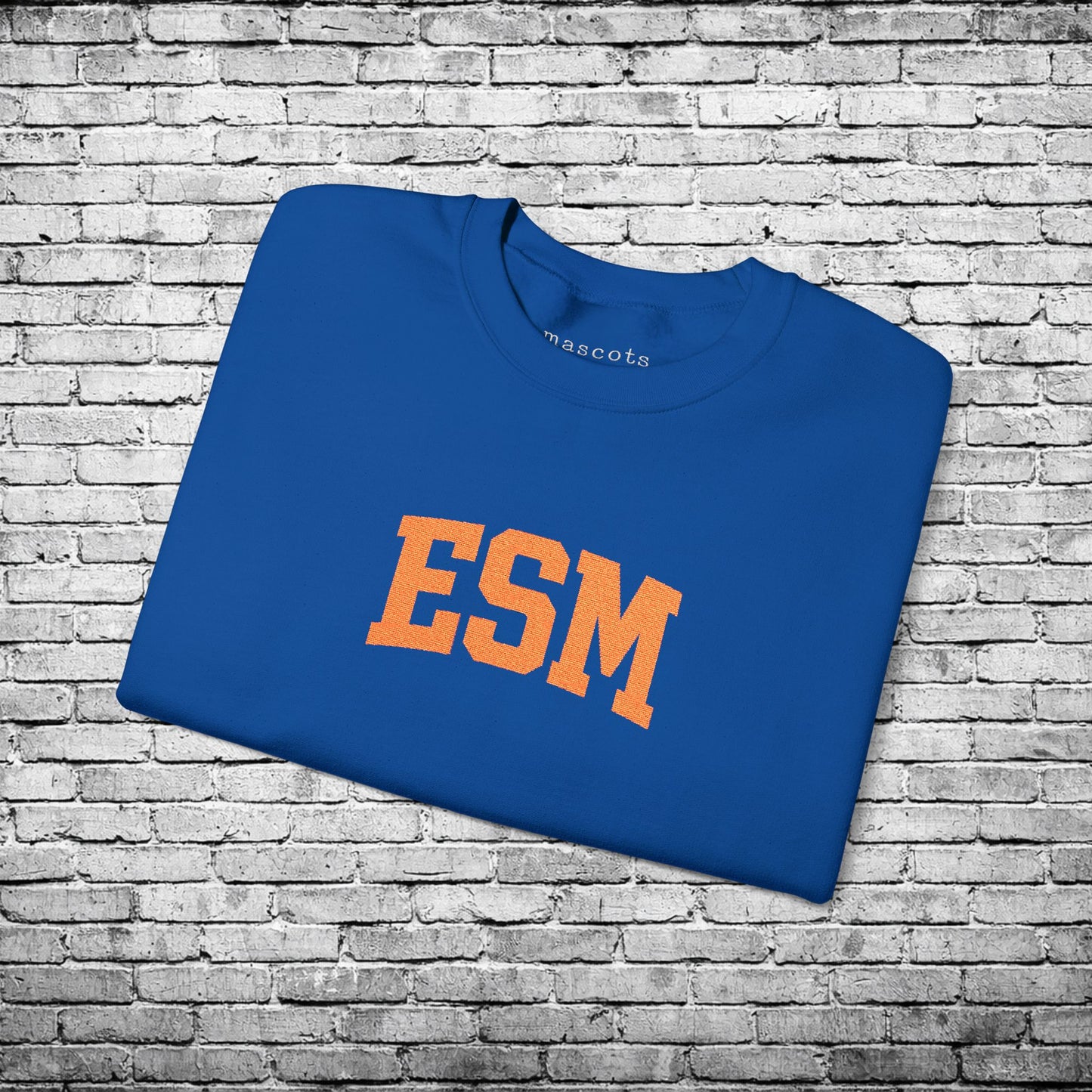ESM Orange Embroidered Sweatshirt