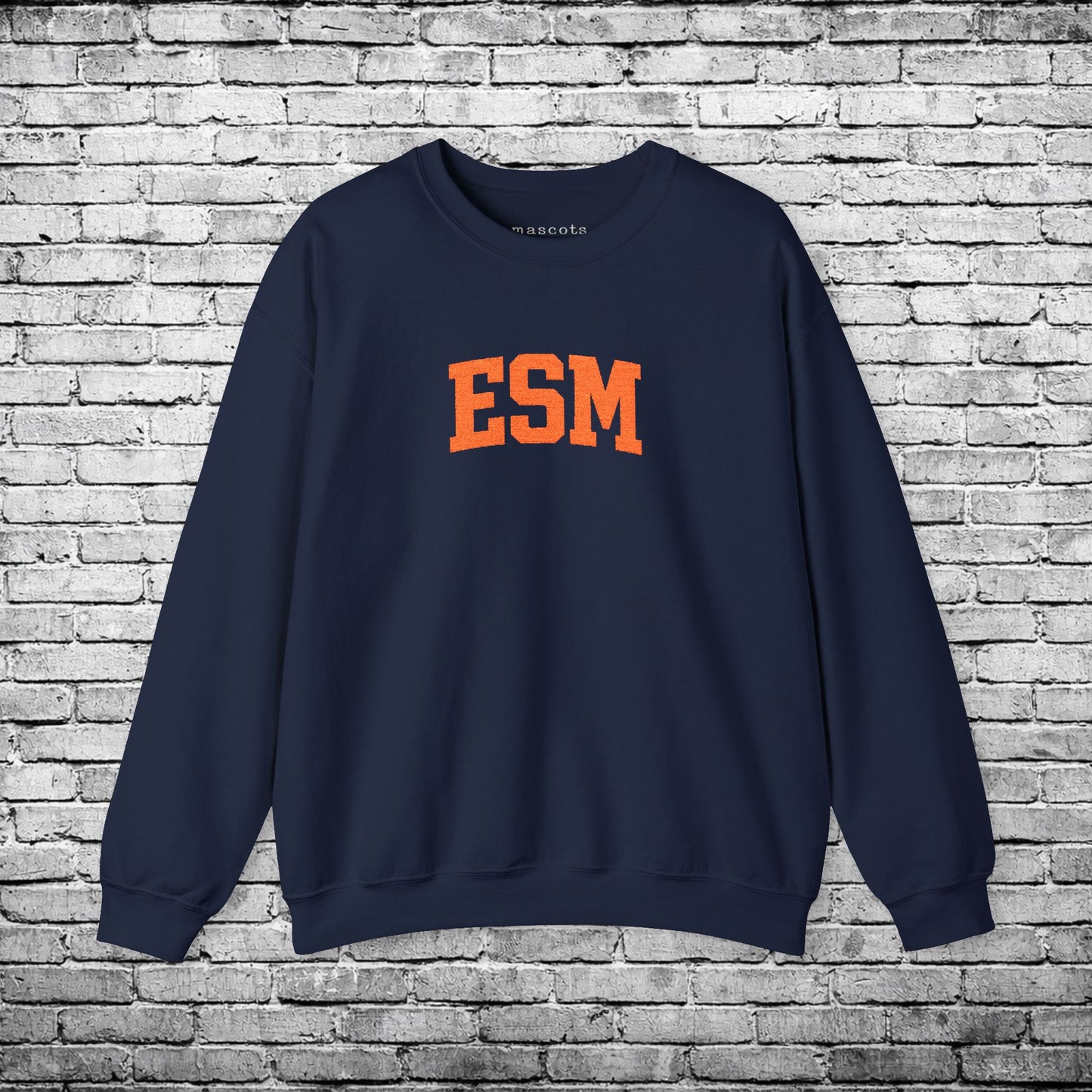 ESM Orange Embroidered Sweatshirt
