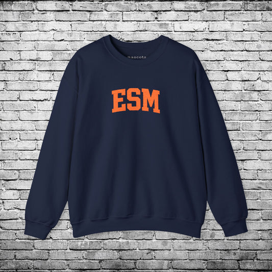 ESM Orange Embroidered Sweatshirt