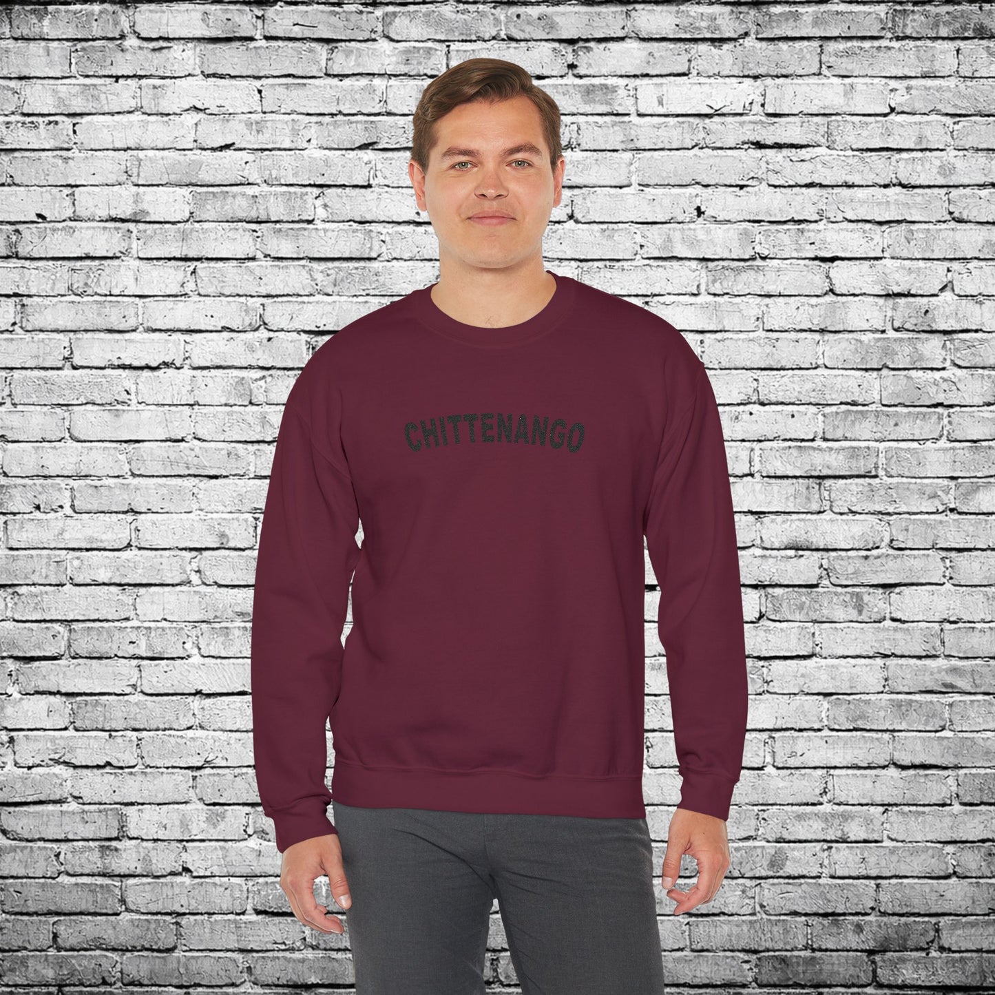 Chittenango Embroidered (Black) Sweatshirt