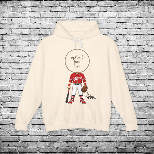 Chittenango Baseball (Light Skin Tone) Custom Caricature Hoodie - Comfort Colors Brand