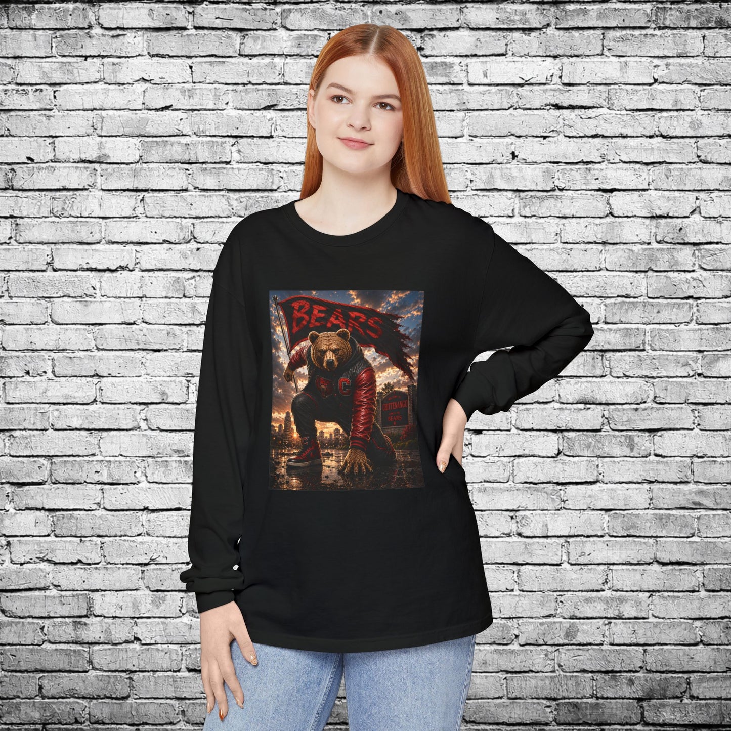 Chittenango Super Hero Long Sleeve T - Comfort Colors
