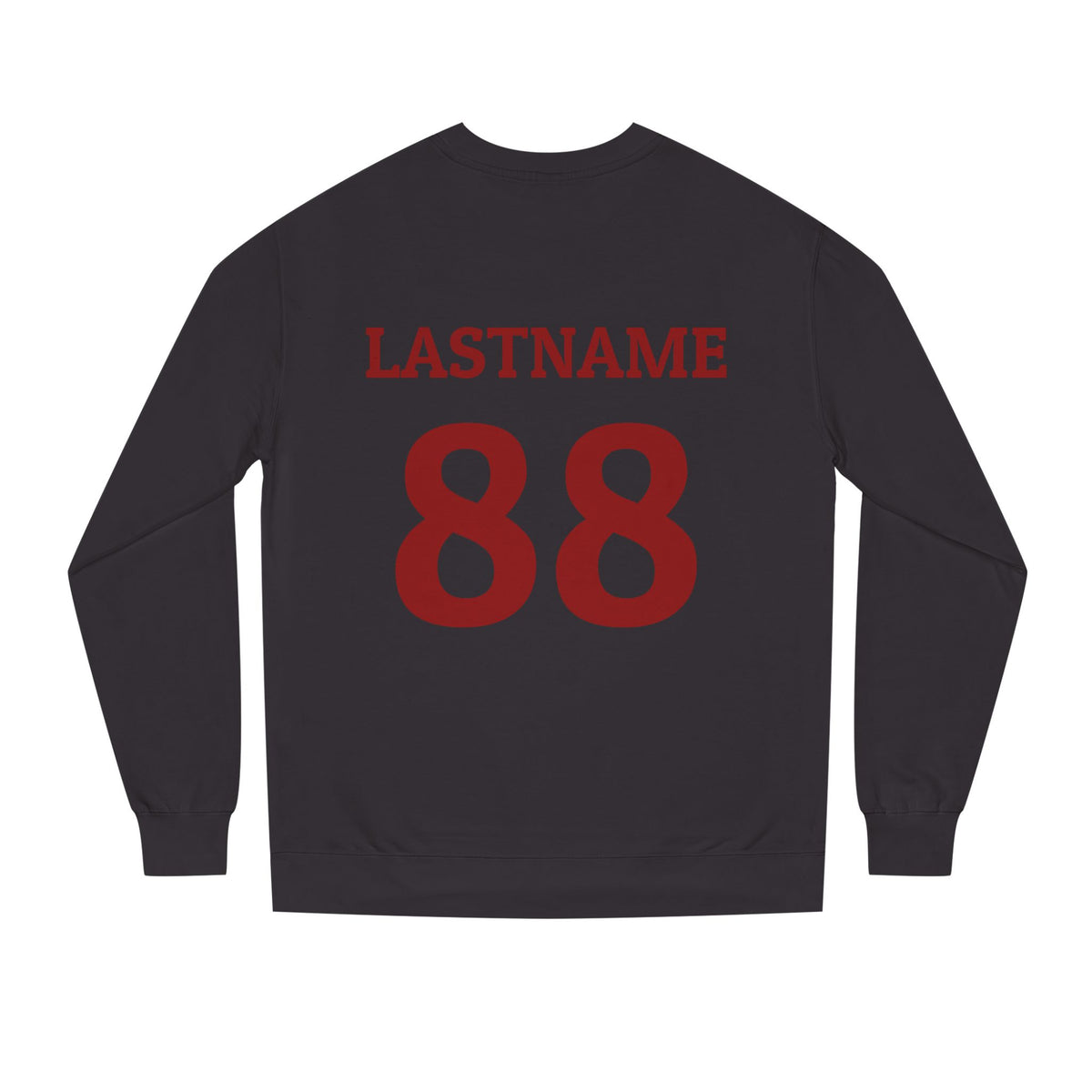Custom Chittenango Football Personalized Last Name & Number Sweatshirt - Independent Trading Co. Brand