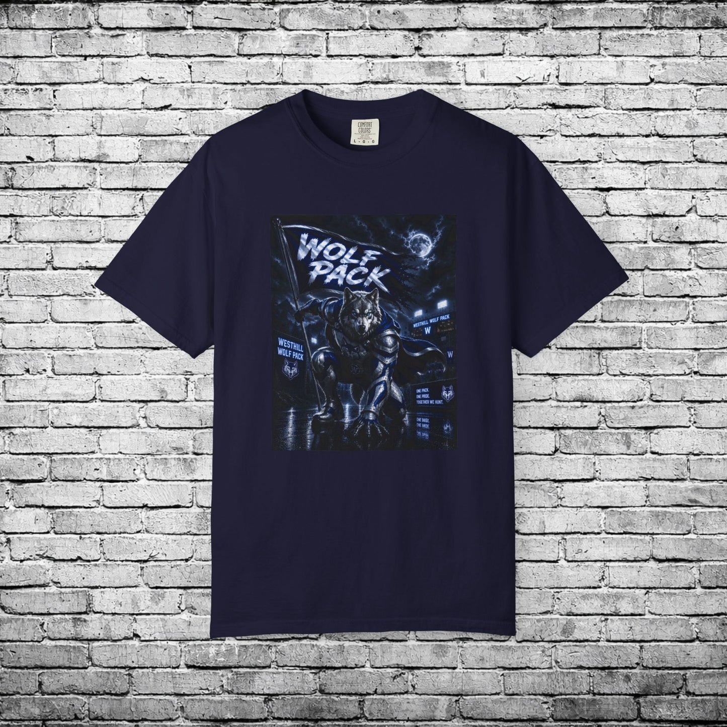 Westhill Wolfpack Superhero T - Comfort Colors Brand