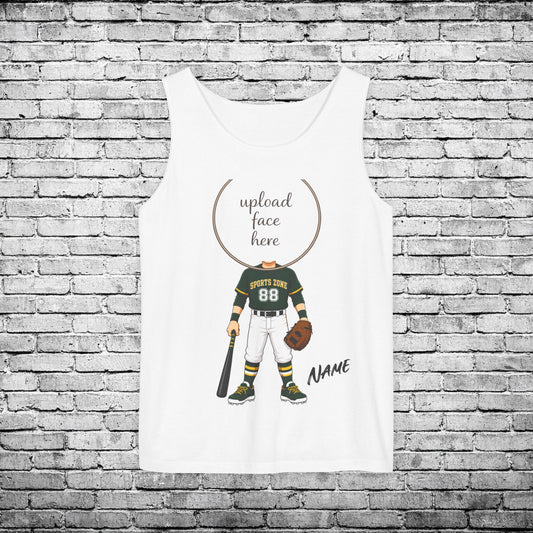 Sports Zone Custom Caricature Tank Top - Comfort Colors Brand
