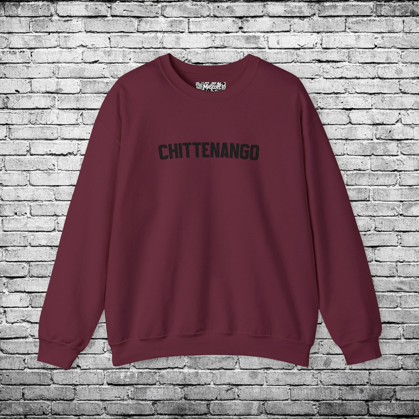 Chittenango Black Embroidered Sweatshirt