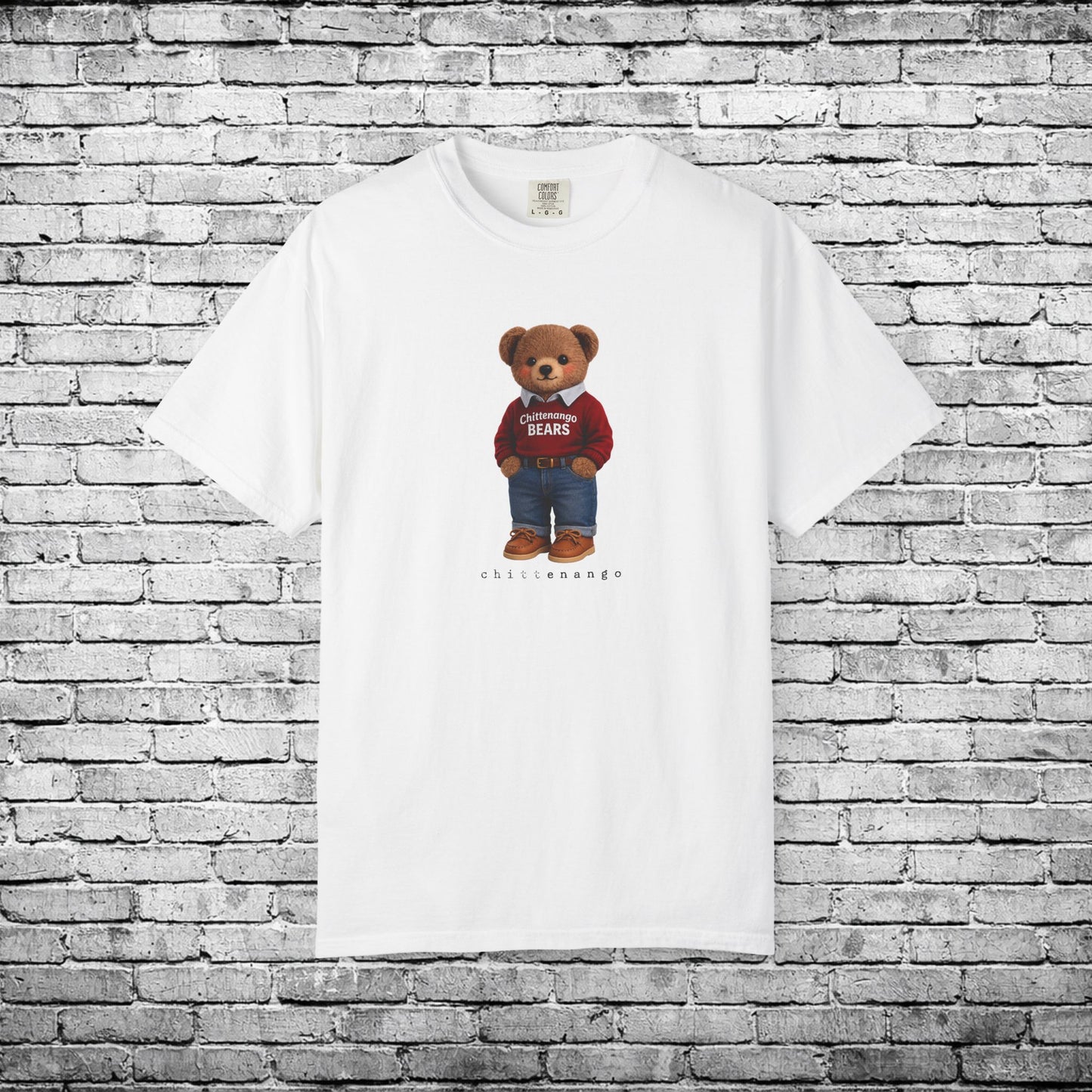 Chittenango Red Sweater Bear T - Comfort Colors Brand