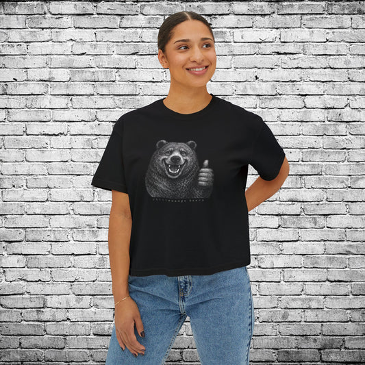 Chittenango Bear Thumbs Up Women's Boxy T