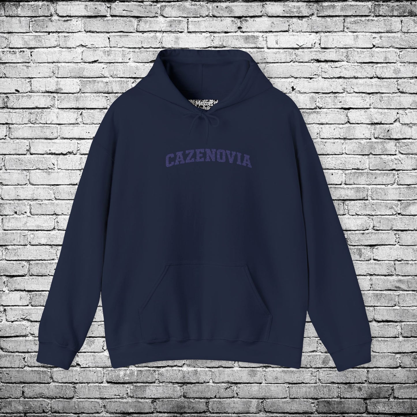 Cazenovia Blue Embroidered Hoodie