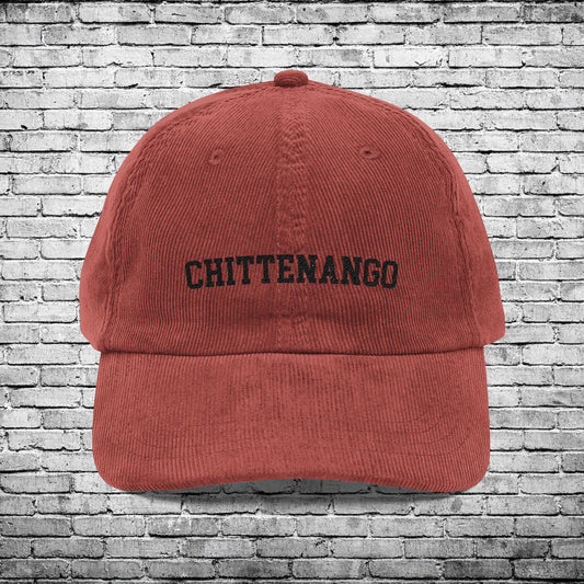 Chittenango Corduroy Hat Embroidered