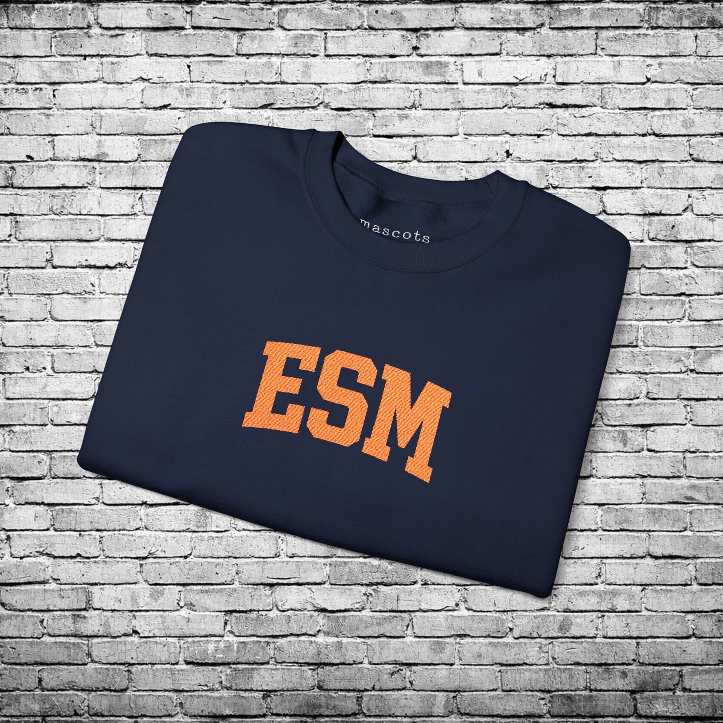 ESM Orange Embroidered Sweatshirt