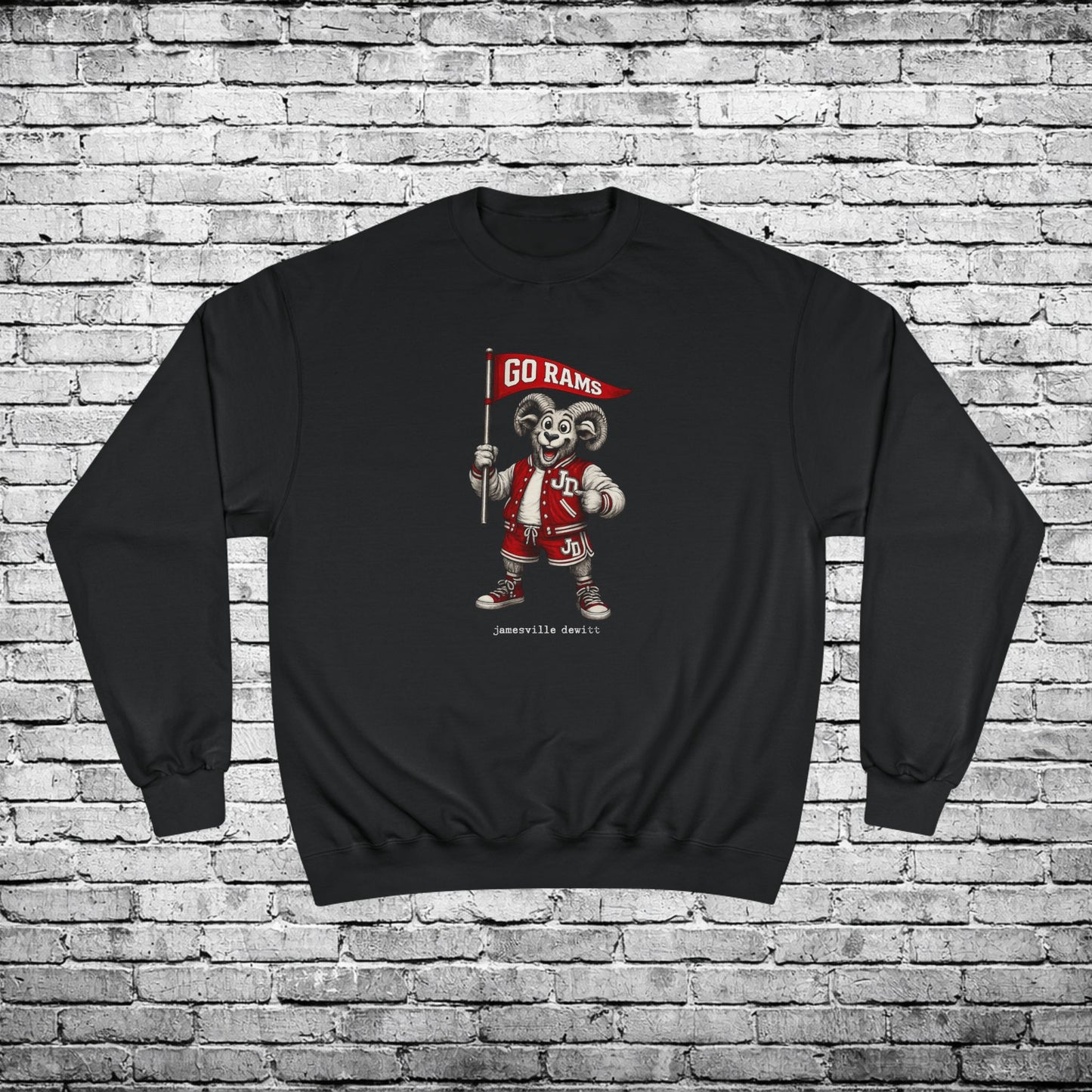 Jamesville Dewitt Ram Sweatshirt - Champion Brand