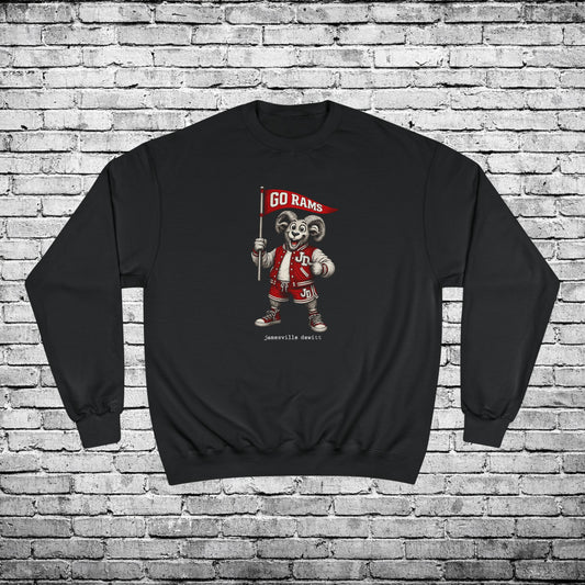 Jamesville Dewitt Ram Sweatshirt - Champion Brand