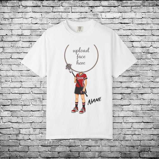 Chittenango Girls Lacrosse Custom Caricature T - Comfort Colors Brand