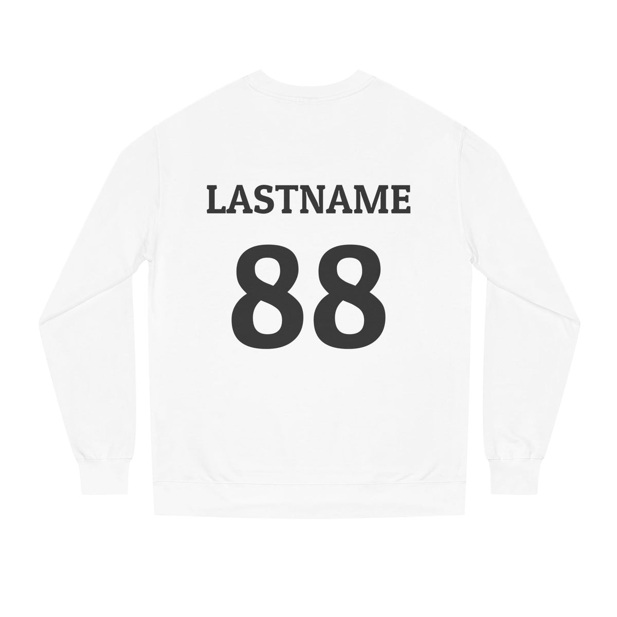 Custom Chittenango Football Personalized Last Name & Number Sweatshirt - Independent Trading Co. Brand