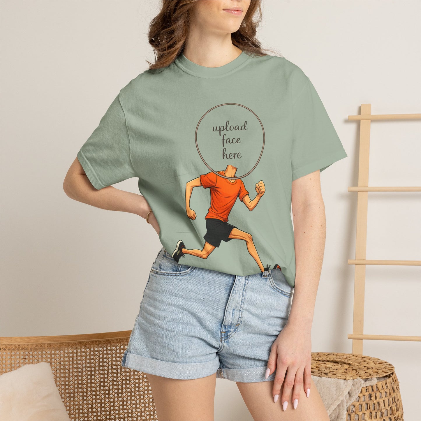 Custom Activity - Runner Caricature T - Comfort Colors Brand
