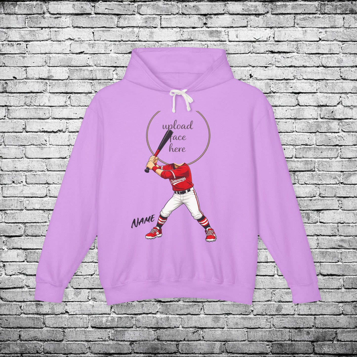 Chittenango Baseball Custom Caricature Hoodie - Comfort Colors Brand