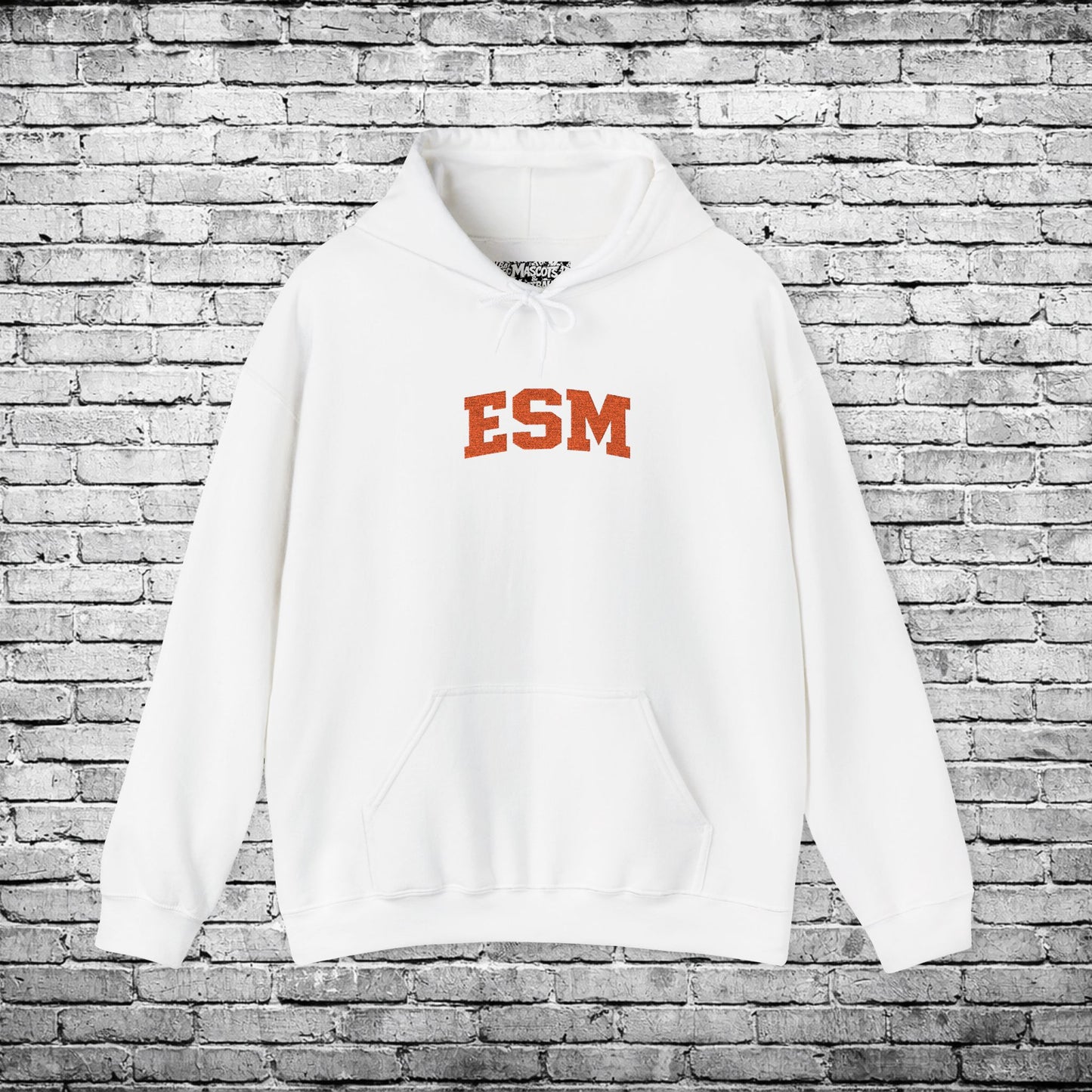 ESM Orange Embroidered Hoodie