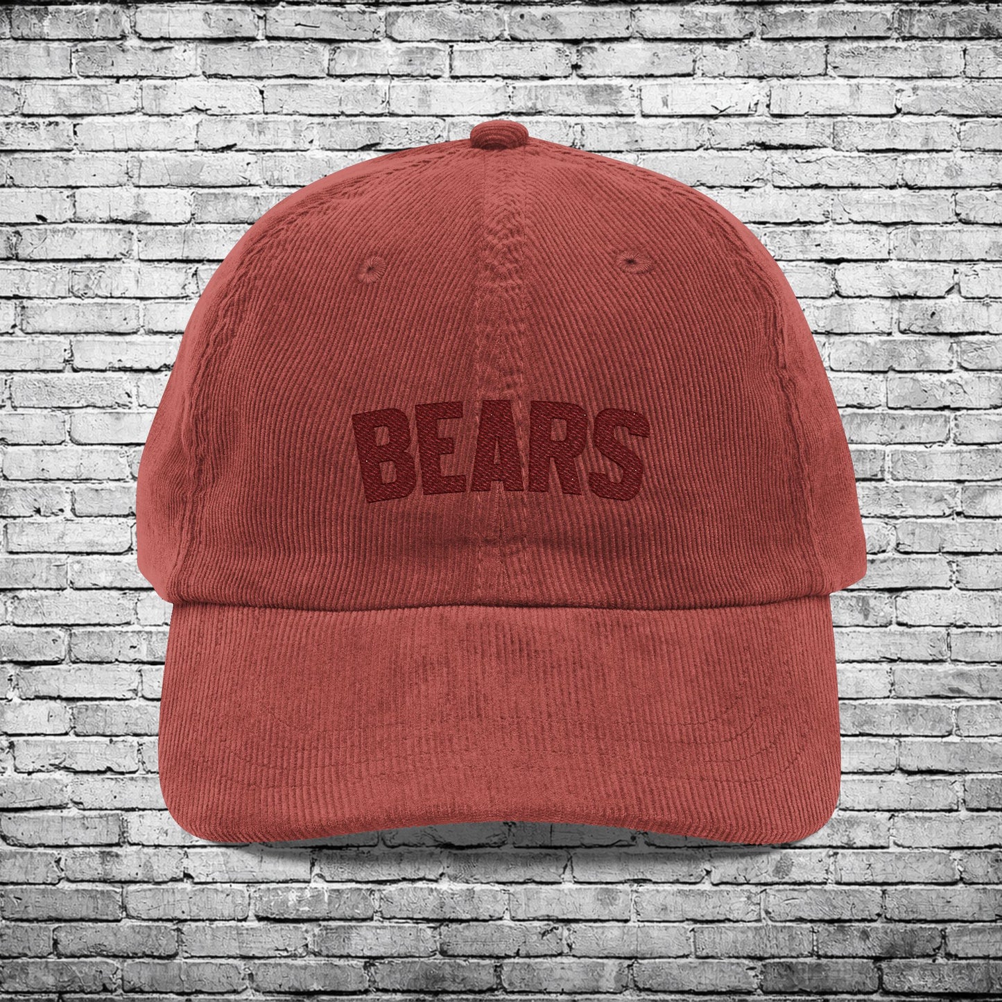 Chittenango Corduroy Bears Cap — Embroidered