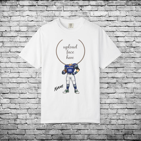 North Syracuse Football Custom Caricature T - Comfort Colors Brand