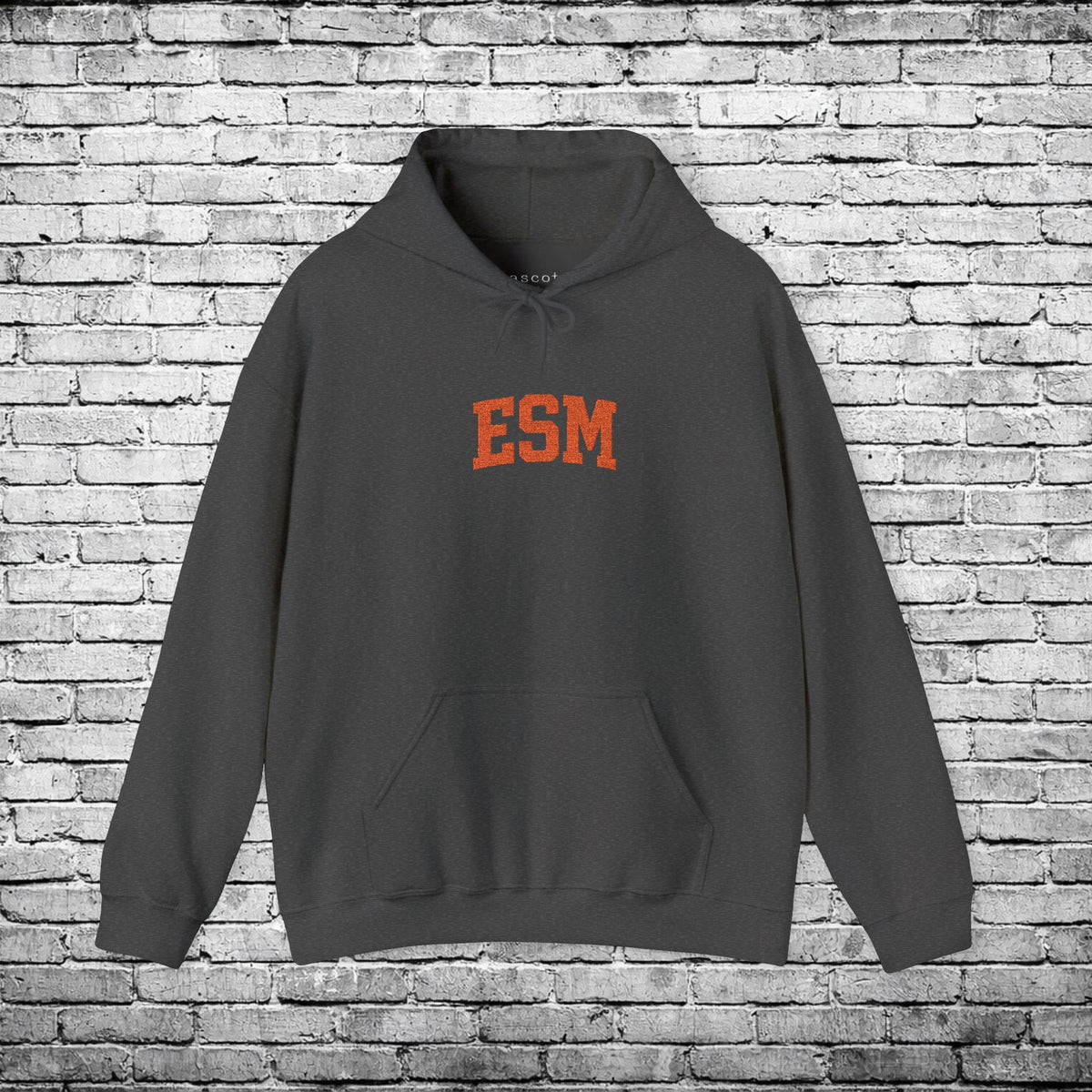 ESM Orange Embroidered Hoodie
