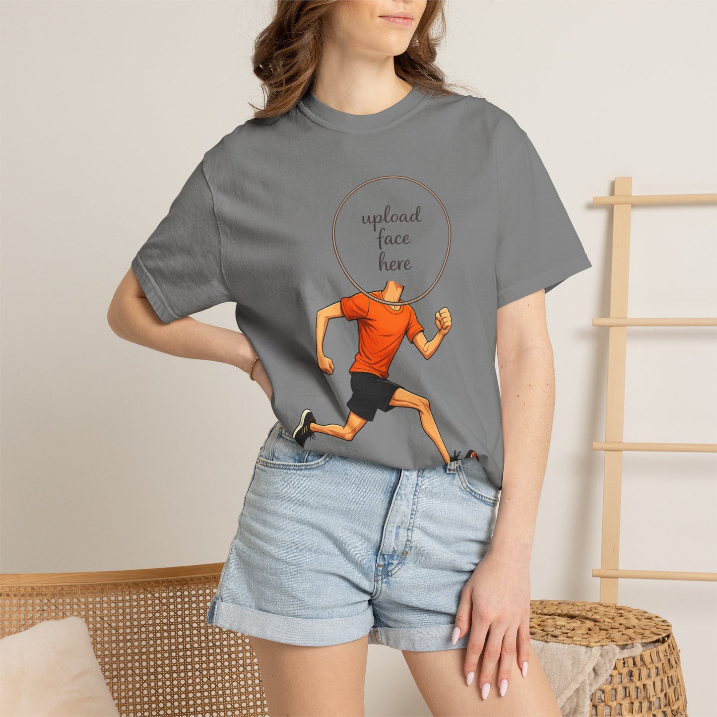 Custom Activity - Runner Caricature T - Comfort Colors Brand